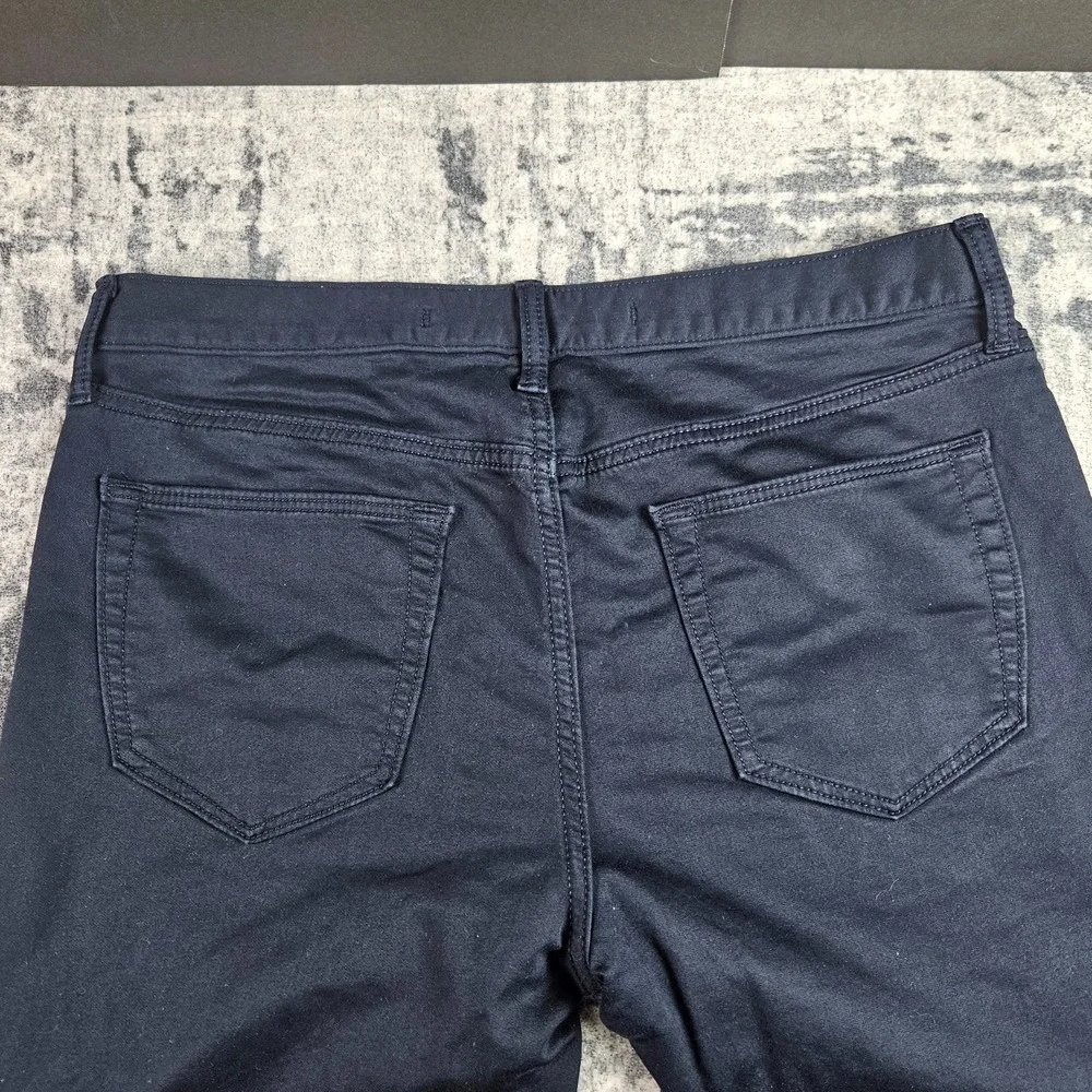 Banana Republic Travel Jean Mens 33x32 Slim Fit Navy Blue Cotton Stretch Pants
